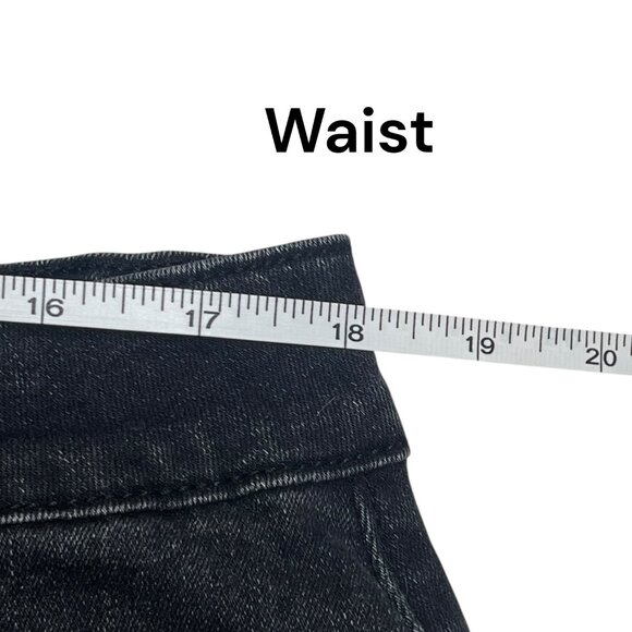 Rebel Vengeance Men 36 Straight Black Star Embroidered Jeans Punk Street Skate - Picture 5 of 10